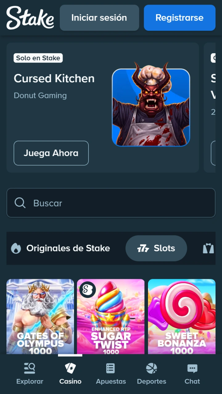 Explora el catálogo de juegos de Stake y descubre juegos originales, llenos de acción y con premios garantizados.