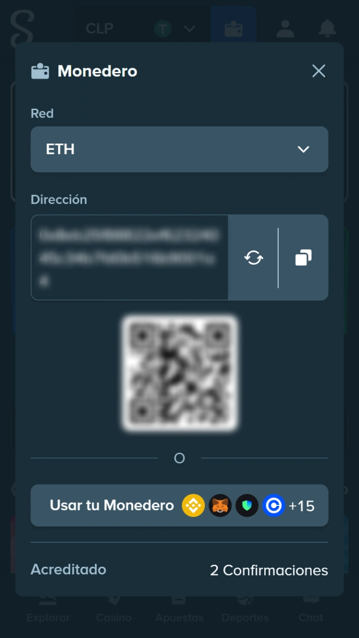 Deposita fondos en tu cuenta de apuestas de Fórmula 1 con Stake.