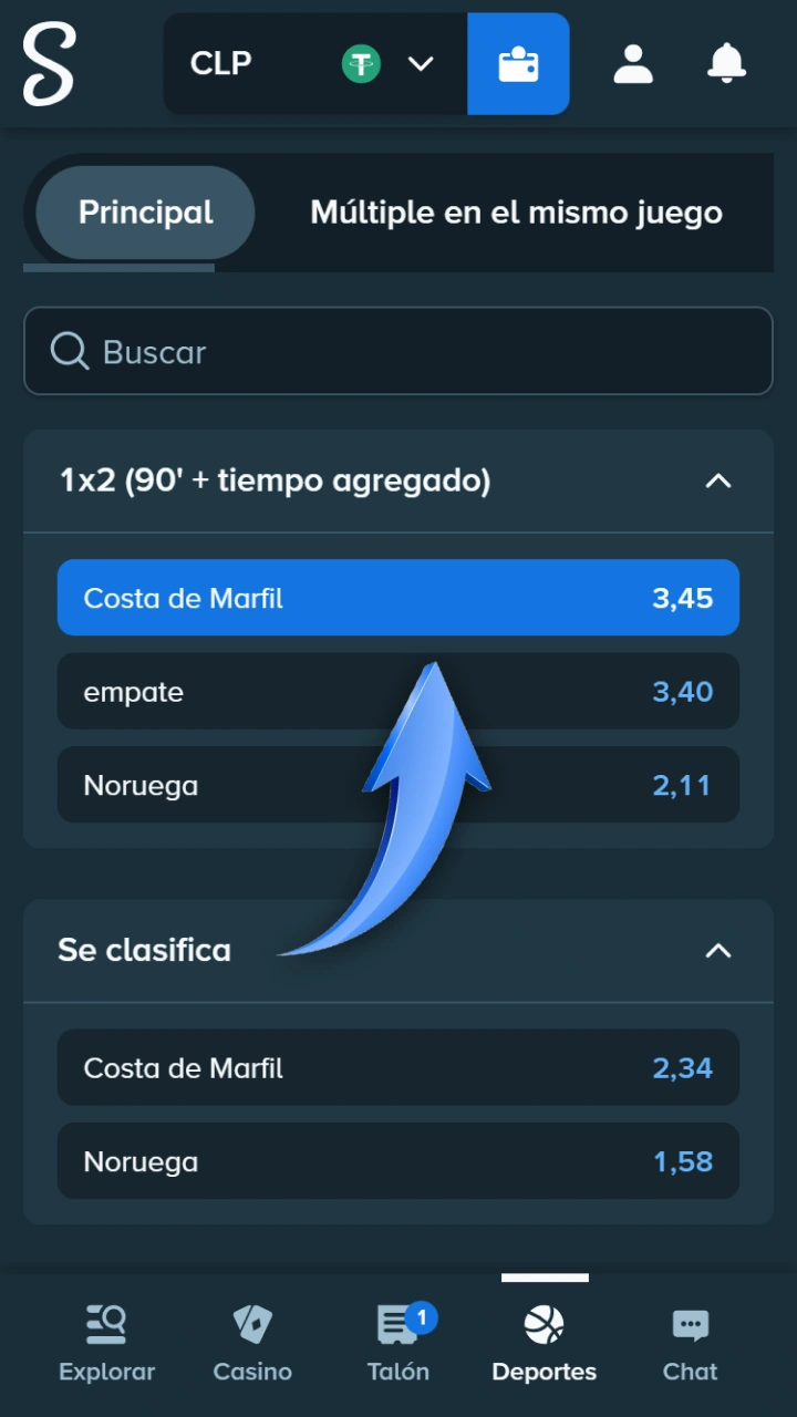 En Stake puedes encontrar de forma rápida y sencilla las mejores cuotas para partidos de fútbol.