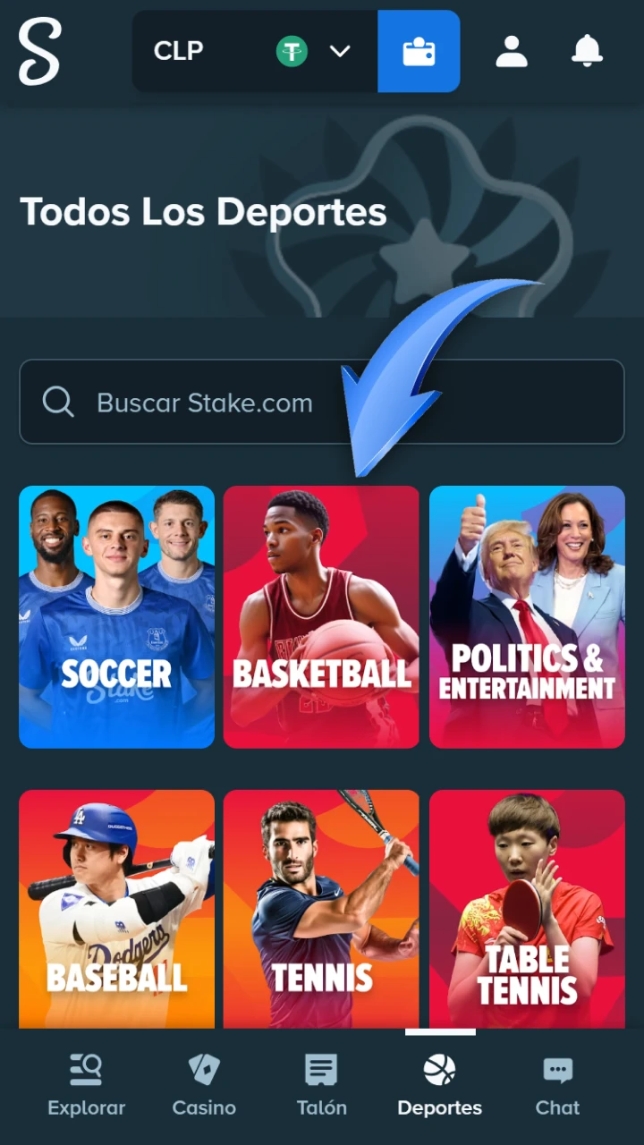 Descubre la amplia gama de deportes disponibles para apostar con éxito en Stake.